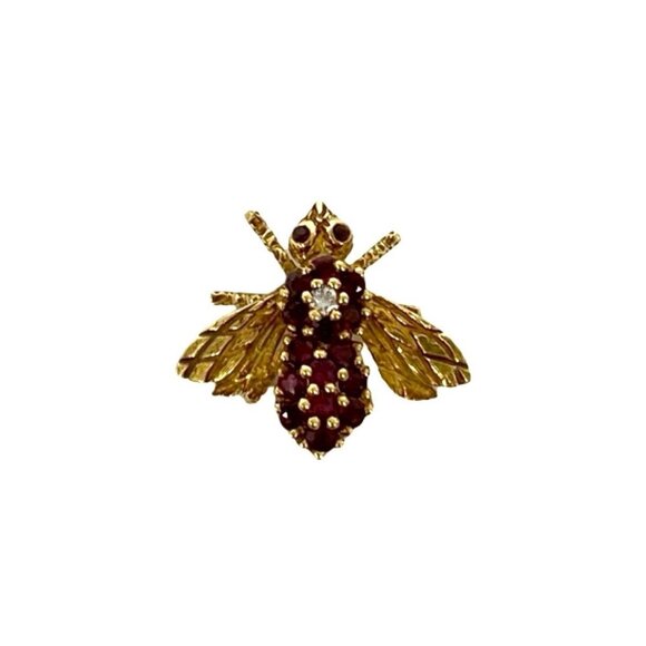 Tiffany & Co. Jewelry - TIFFANY Authentic Gold Diamond Brooch